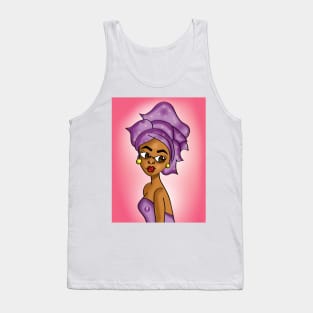 Cute African art digital art Tank Top